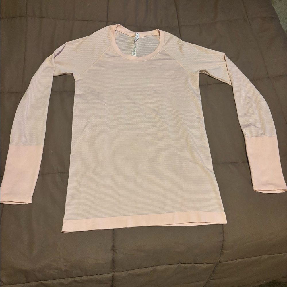 Lululemon Athletica Swiftly Tech Long Sleeve Tee - Light Pink